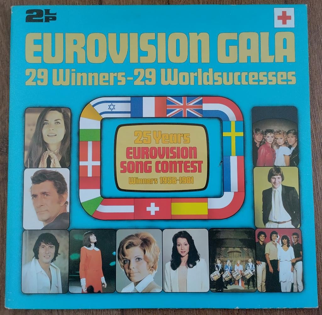 2LP 1981 Eurovisie Songfestival Eurovision Gala - 29 Winners, Ophalen of Verzenden, Zo goed als nieuw, 12 inch, Pop