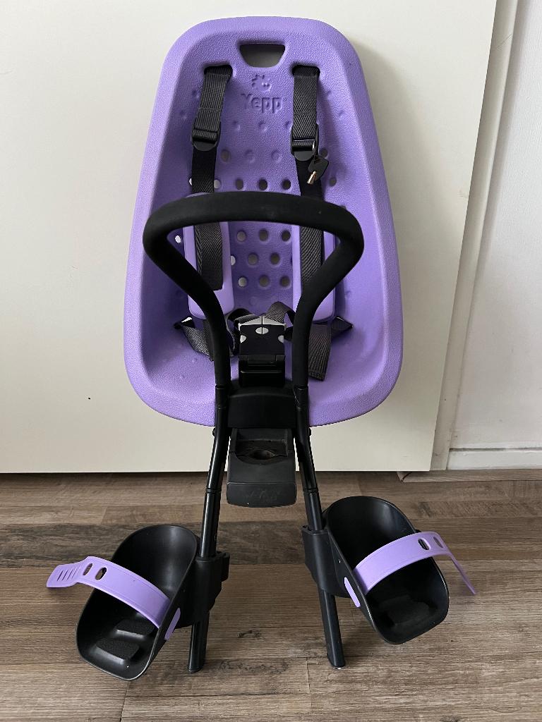 GMG Yepp Mini voorzitje met slot, Voetsteuntjes, Yepp, 0 t/m 18 kg, Voorzitje