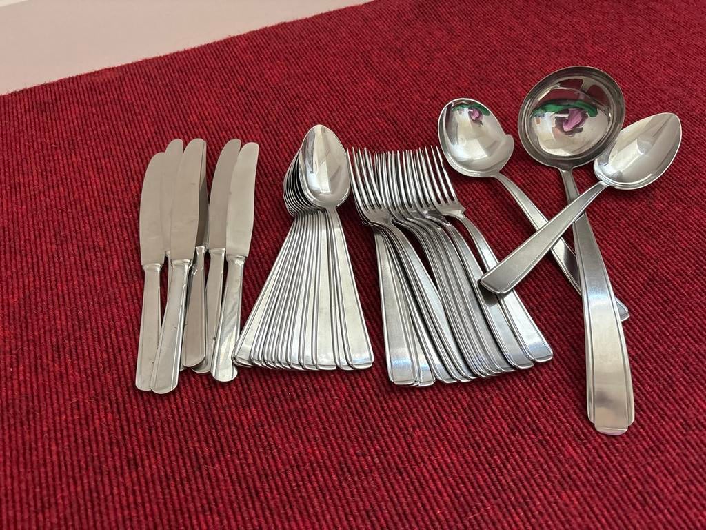 Retro bestekset - vorken, messen, lepels en soeplepels, Ophalen of Verzenden