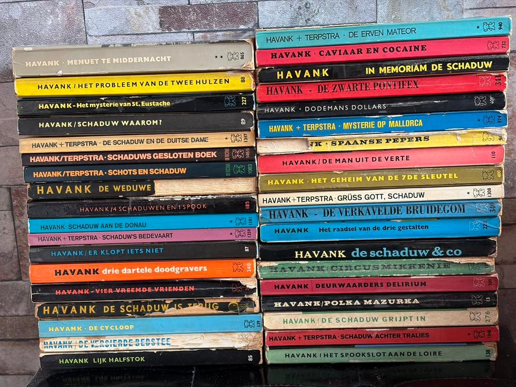 Havank - zwarte beertjes pocket boekjes, Ophalen, Gelezen