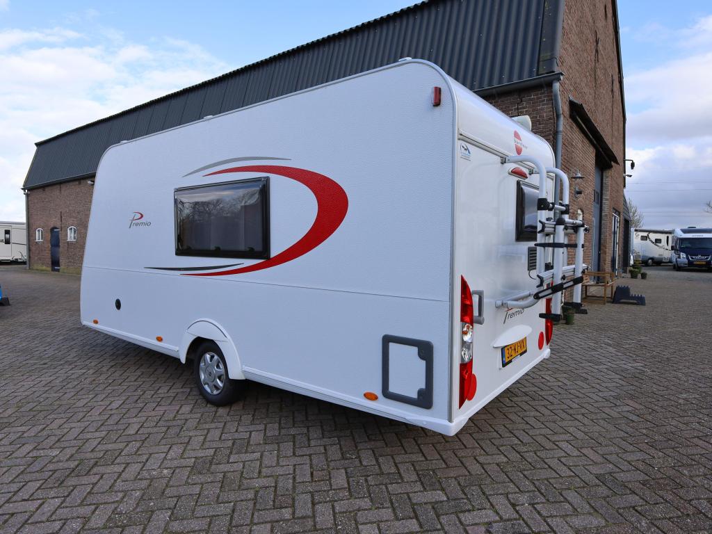 Bürstner Premio 400 TS cassetteluifel, Schokbreker, Bedrijf, Treinzit, Bürstner