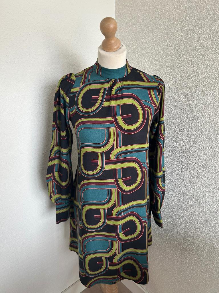 King Louie maat 34 NIEUW Sandy dress Zappa 1987, Nieuw, Ophalen of Verzenden, Knielengte, King Louie