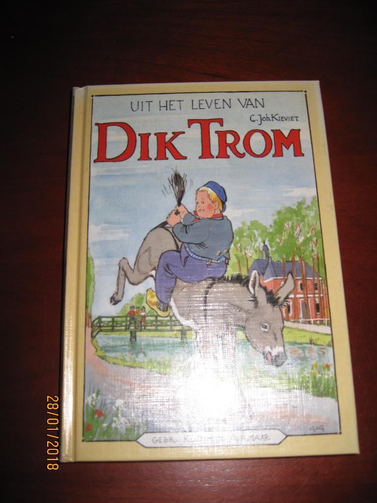 C. Joh. Kieviet - Uit het leven van Dik Trom, Boeken, Kinderboeken | Jeugd | onder 10 jaar, Zo goed als nieuw, Fictie algemeen