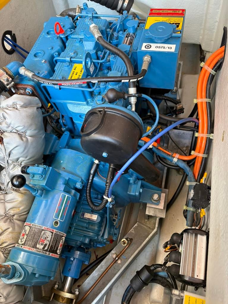 Lister Petter motor 30 pk, Ophalen, Zo goed als nieuw, Dieselmotor, 1800 rpm of meer