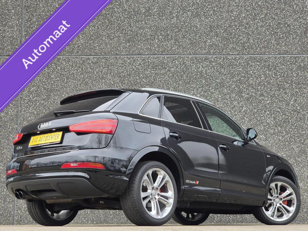 Audi Q3 2.0 TFSI quattro S-Line/Led/Navi/Pano/19''/211PK/Vol, Gebruikt, 4 cilinders, 1984 cc, Zwart