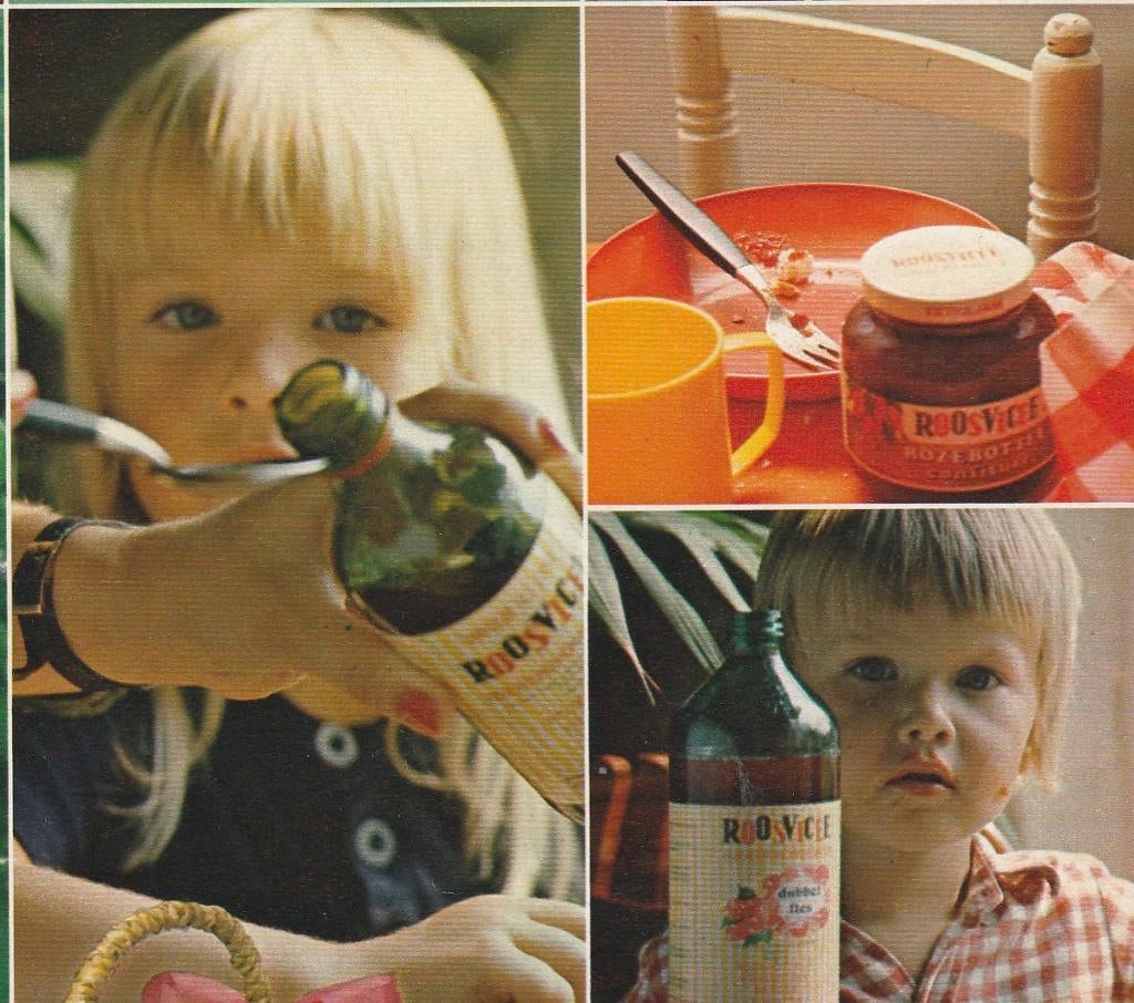 Retro reclame 1973 Roosvicee limonade jongetje & meisje, Verzamelen, Retro, Verzenden, Overige typen