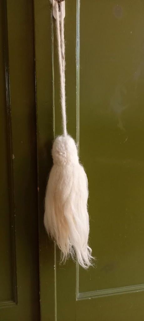 DECORATOEF, gevilte Racka toef, kwast, 30 cm lang, Verzenden, Nieuw