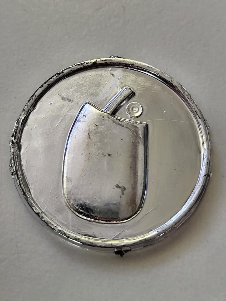 Speelgeld Denemarken 1 Bornepenge plastic, Ophalen of Verzenden