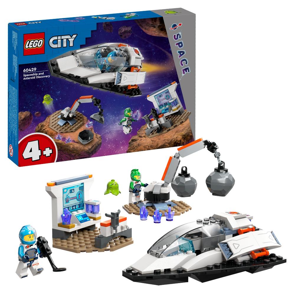 LEGO City 60429 Ruimteschip en Ontdekking van Asteroïd 126dl, Kinderen en Baby's, Speelgoed | Duplo en Lego, Nieuw, Lego, Complete set