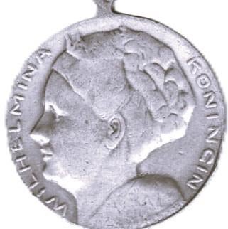 WILHELMINA KONINGIN 1898 - 1923, Postzegels en Munten, Penningen en Medailles, Ophalen of Verzenden, Overige materialen