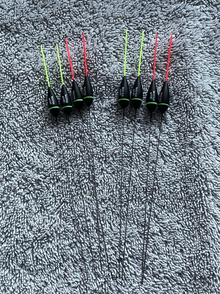 adv 211 / NIEUW serie 8 dobbers MAVER, Ophalen of Verzenden, Nieuw, Dobber of Lood