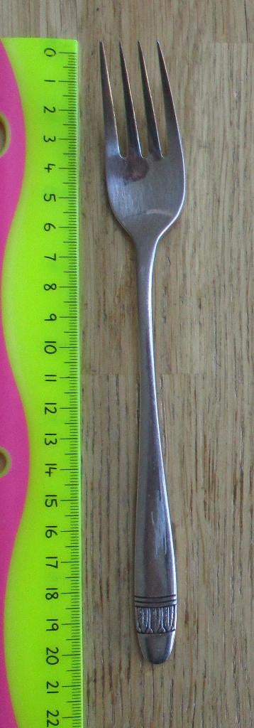 dinervork Gero Zilduro 19,9cm Acanthusblad 720, Ophalen of Verzenden, Rvs of Chroom