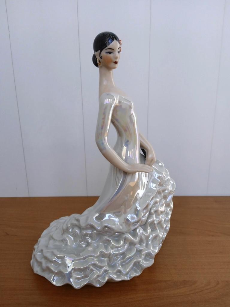 Vintage Porseleinen Beeldje "Carmen" (Spaanse Dans) - USSR, Verzamelen, Beelden en Beeldjes, Ophalen of Verzenden, Zo goed als nieuw