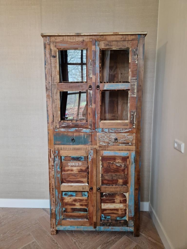 Buffetkast sloophout, Ophalen, 25 tot 50 cm, 200 cm of meer