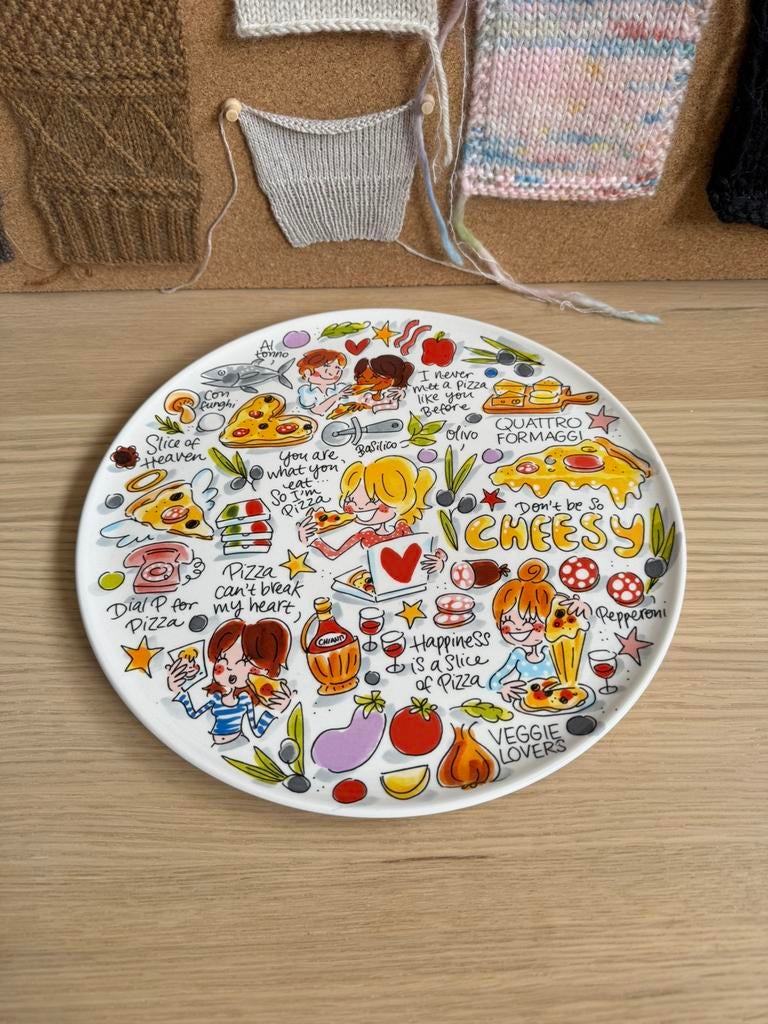 Blond Amsterdam Pizza Sharing bord 31 cm, Ophalen of Verzenden, Zo goed als nieuw, Aardewerk, Blond Amsterdam
