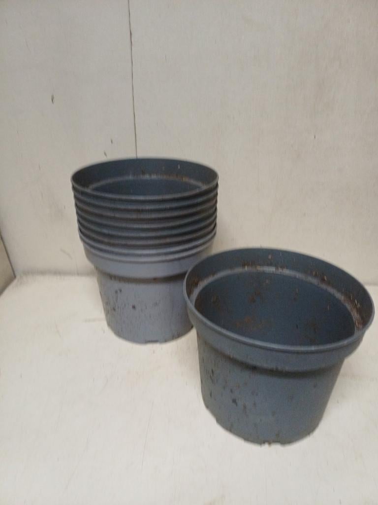 Kweekpotten plantenpotten bloempotten 5 liter, Tuin en Terras, Bloempotten, Kunststof, Gebruikt, Rond, Ophalen of Verzenden