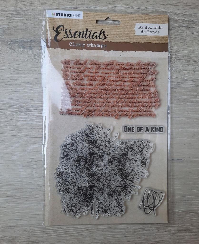 Studio light Essentials clear stamps STAMPBJ04, Ophalen of Verzenden, Gebruikt, Clearstamp