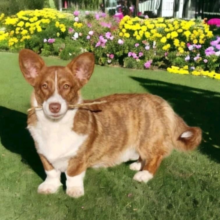 ! Ter dekking ! Chocolat Brindle Welsh Corgi Cardigan, Dieren en Toebehoren, Parvo, België, Fokker | Hobbymatig, Reu