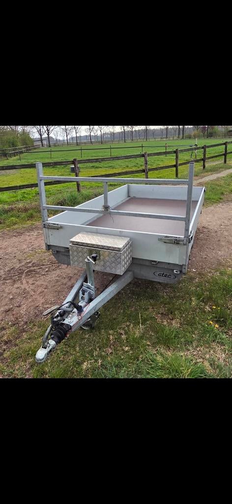 Atec aanhanger met aluminium opbergbox, 305x180cm, 2700kg, Auto diversen, Aanhangers en Bagagewagens, Ophalen