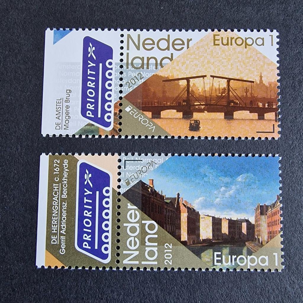 2012 NVPH 2910-2911 Visit Amsterdam Priority. Postfris., Postzegels en Munten, Postzegels | Nederland, Postfris, Na 1940, Verzenden
