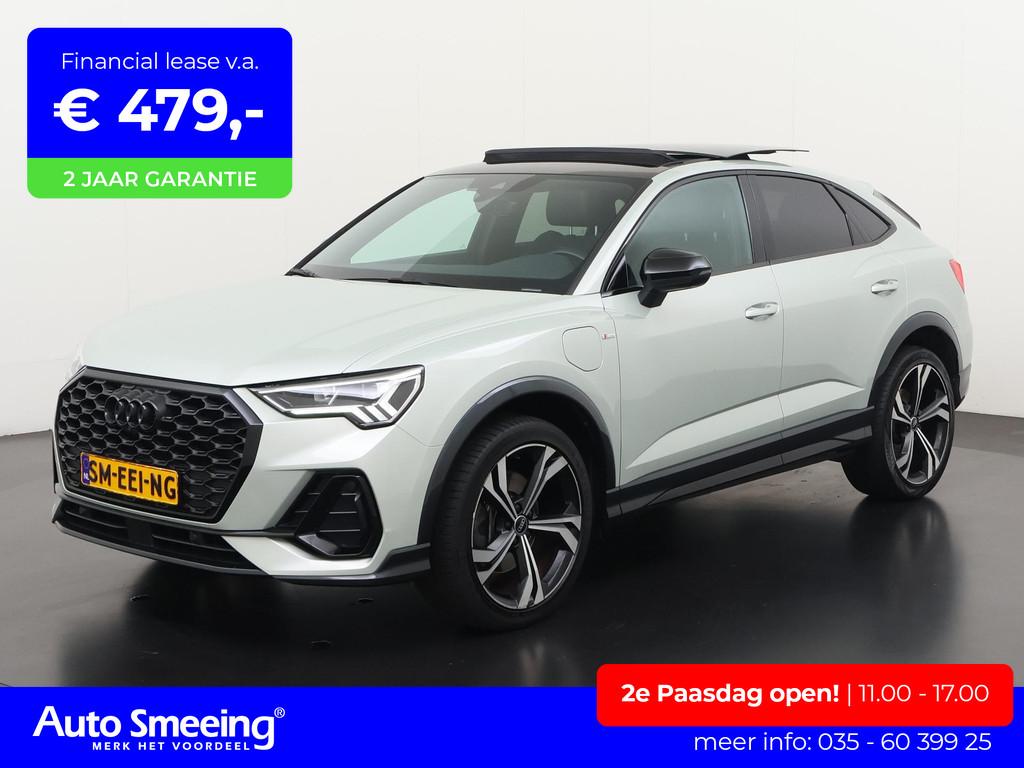Audi Q3 Sportback 45 TFSIe S Line Black optiek | Panoramadak, 12 maanden, Gebruikt, Hybride Elektrisch/Benzine, 13 kWh