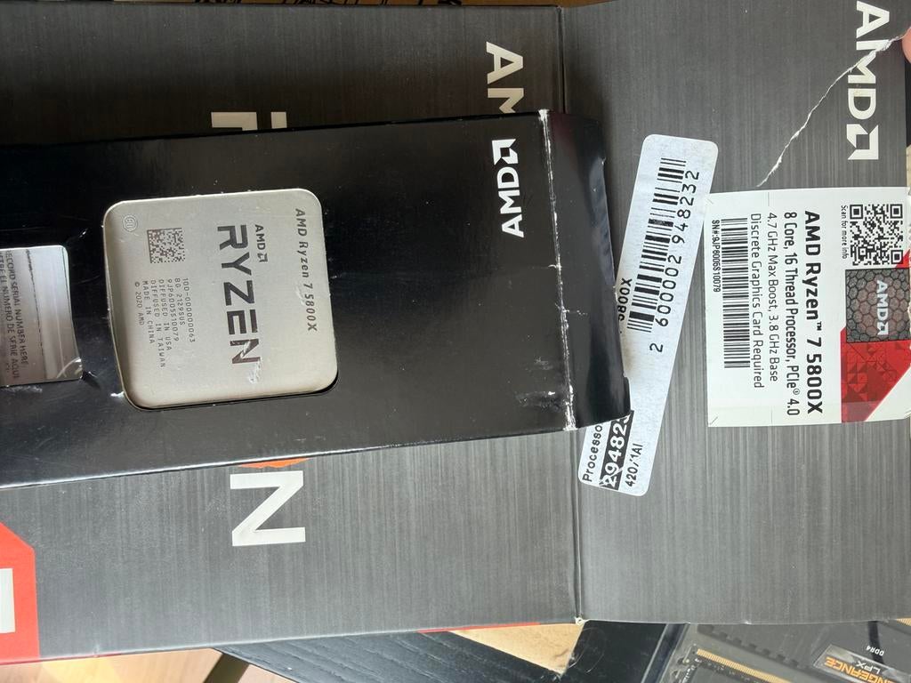 Onderdelen: 5800X SF600, Ophalen, Zo goed als nieuw, AMD, DDR4