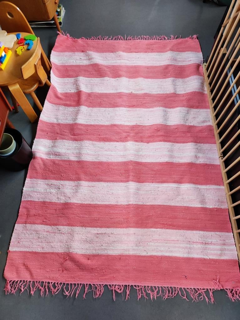 Zweeds vloerkleed / voddenkleed, Ophalen of Verzenden, Zo goed als nieuw, Rechthoekig, 200 cm of meer