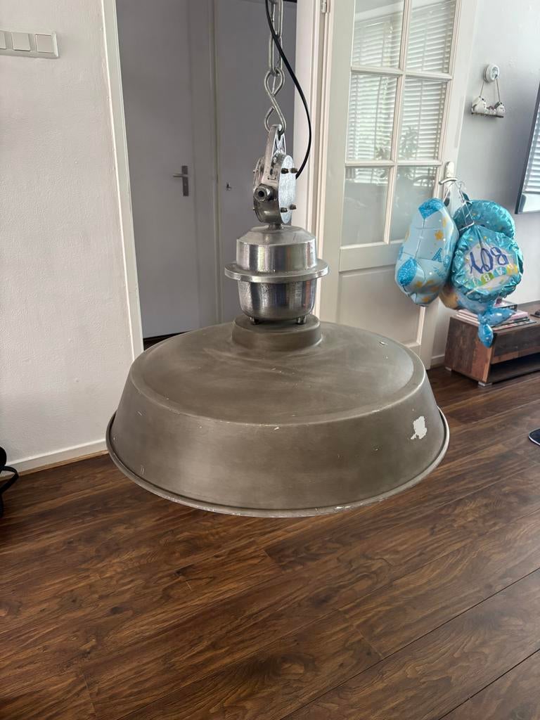 Loods 5 Fabriekslamp, Ophalen of Verzenden, Gebruikt, Metaal, Minder dan 50 cm