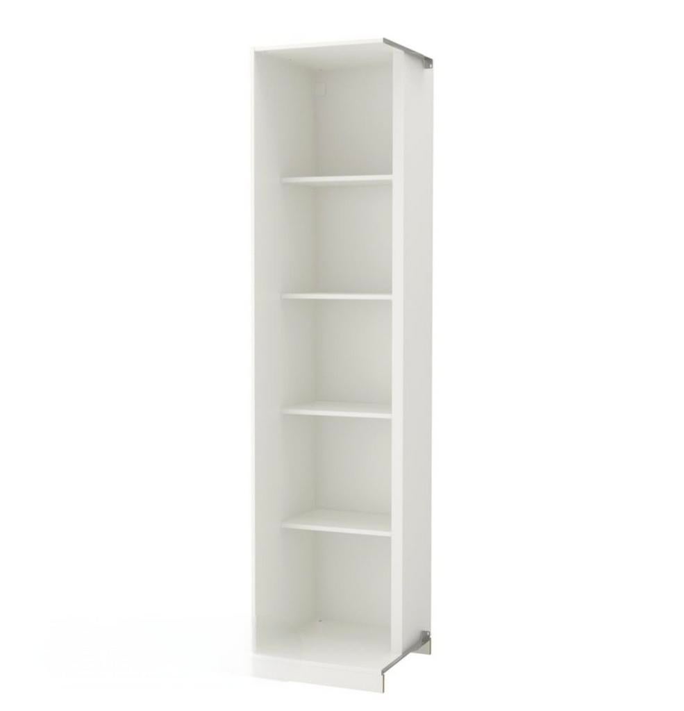 IKEA Pax hoekelement wit 53x58x236 cm, Ophalen, Met plank(en), Gebruikt, 200 cm of meer