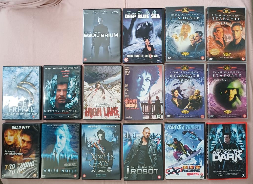 Partij mooie DVD'tjes voor vele uren kijkplezier, Cd's en Dvd's, Dvd's | Tv en Series, Gebruikt, Actie en Avontuur, Alle leeftijden
