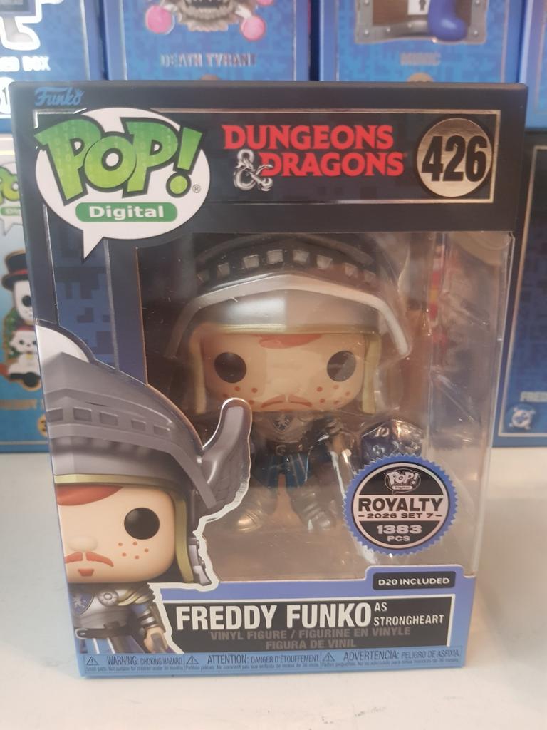Funko Nft digital series D&D Freddy Funko as Stongheart, Verzamelen, Ophalen of Verzenden, Nieuw