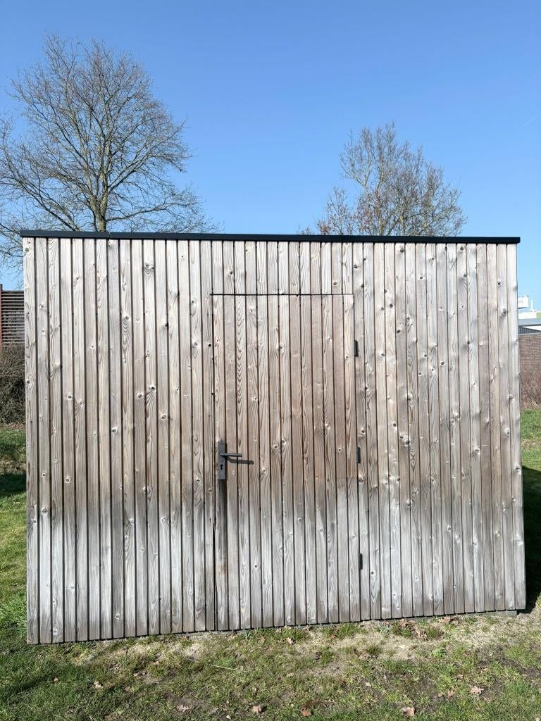 Tuinhuis, berging, Rhombus, 3x3 mtr!, Ophalen, De Hoeve Buitenleven, Gebruikt, Overige typen