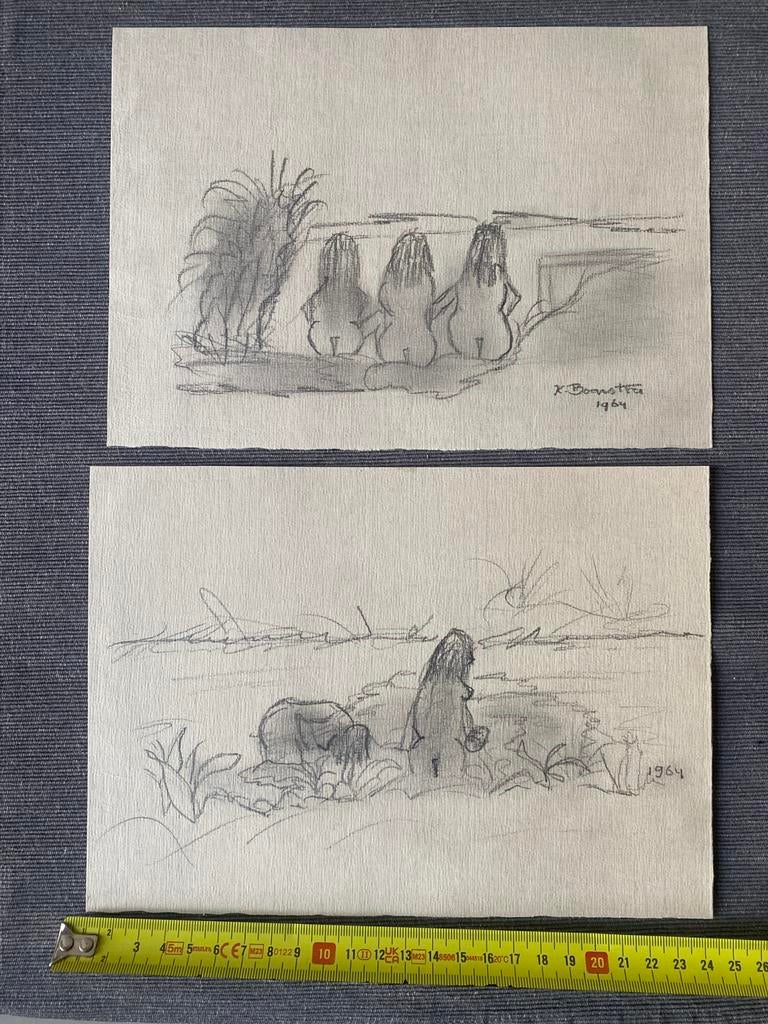 Klaas Boonstra originele tekeningen, Ophalen of Verzenden