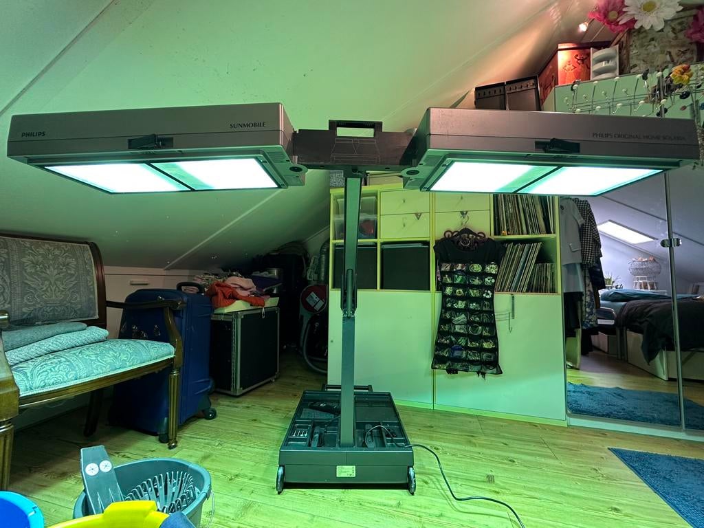 Philips inklapbare zonnehemel Original Home Solaria, Witgoed en Apparatuur, Zonnebanken en Gezichtsbruiners, Ophalen, Gebruikt