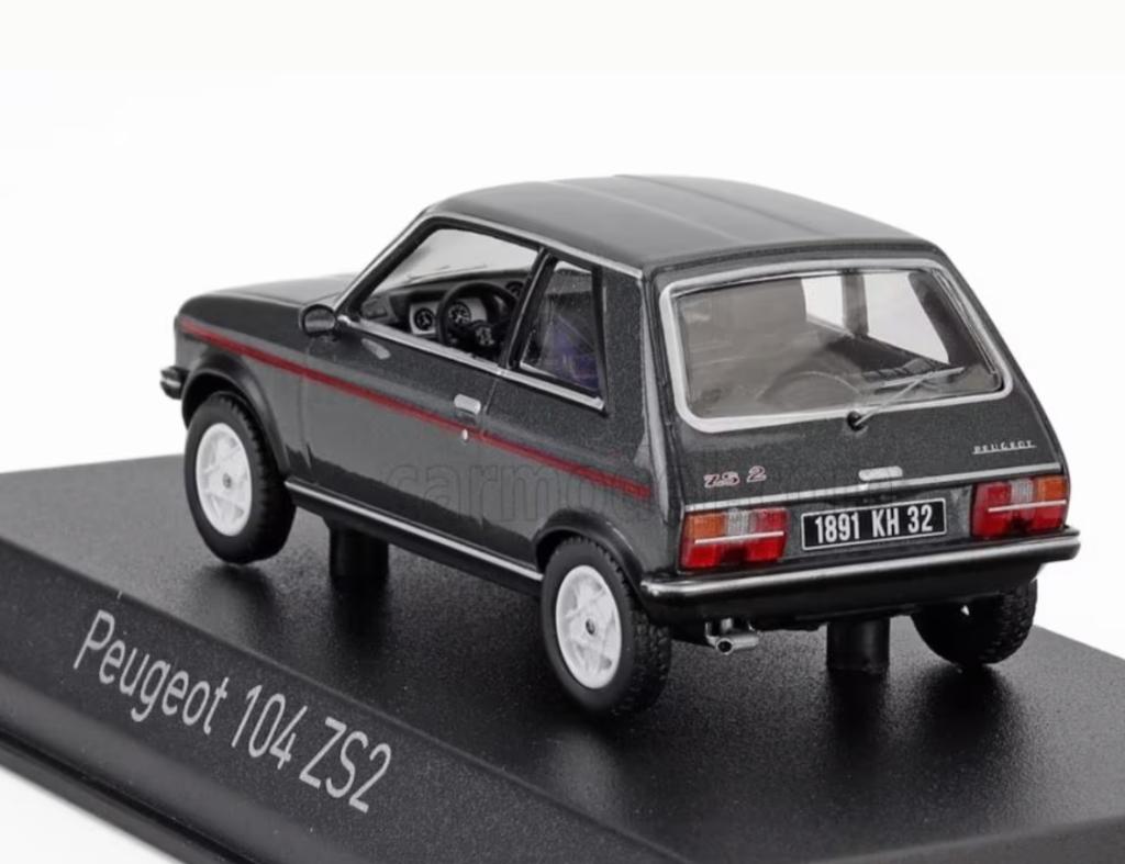 Peugeot 104 ZS2 1979 Vulcan grrijs schaal 1:43 NOREV 471401, Hobby en Vrije tijd, Modelauto's | 1:43, Verzenden, Nieuw, Auto, Norev