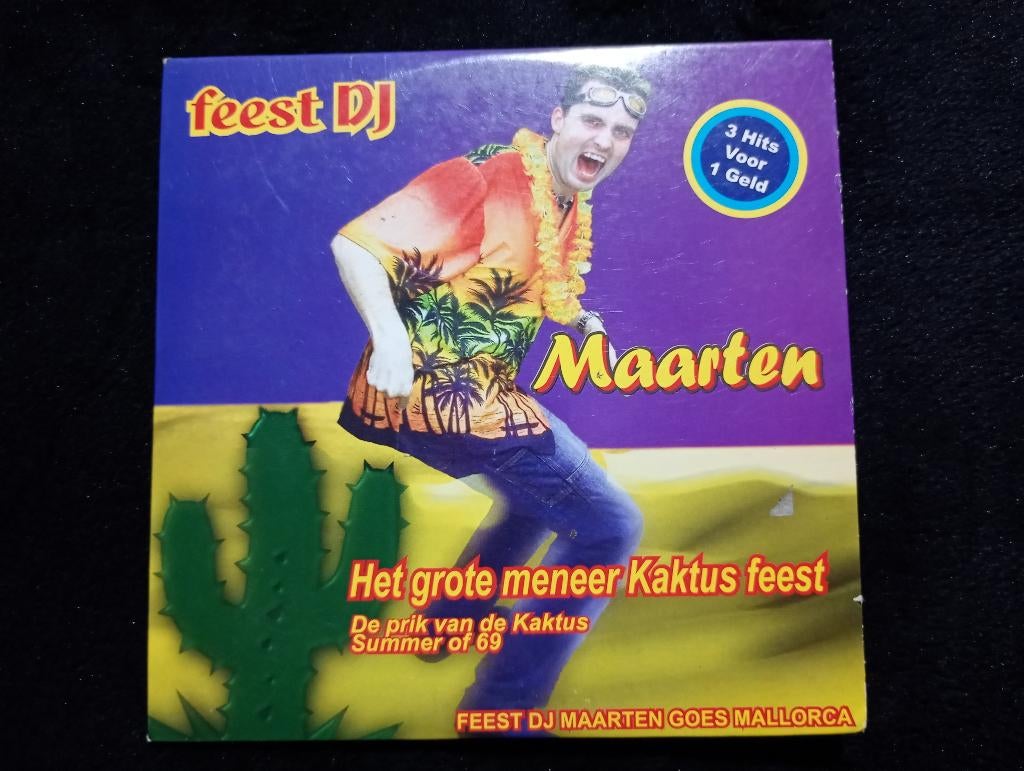Feest DJ Maarten - Het Grote Meneer Kaktus Feest, Ophalen of Verzenden, Gebruikt, Nederlandstalig