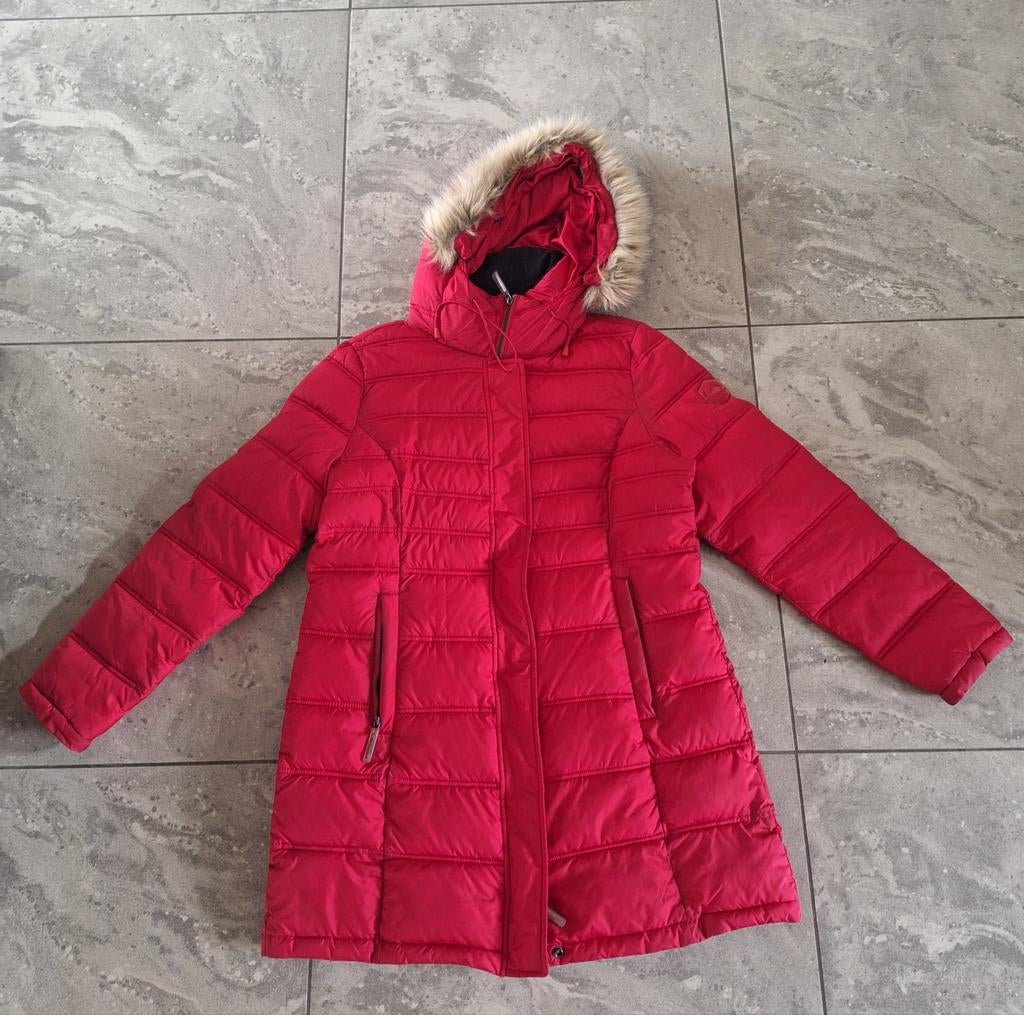 Superdry Original Fuji winterjas rood Maat 44, Superdry, Maat 42/44 (L), Ophalen of Verzenden, Zo goed als nieuw