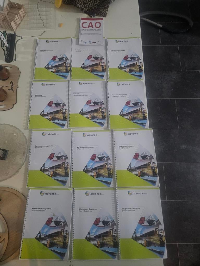 NIWO Boeken Compleet Set - Transport & Logistiek, Advance Groep, Ophalen of Verzenden, Zo goed als nieuw, MBO