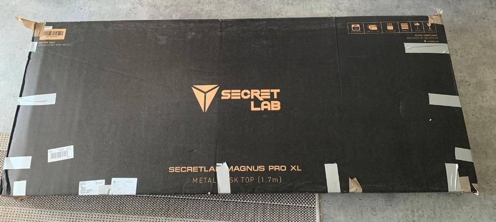 Gloednieuw Secretlab Magnus Pro XL Tafelblad (1,7m), Ophalen of Verzenden, Nieuw, Bureau