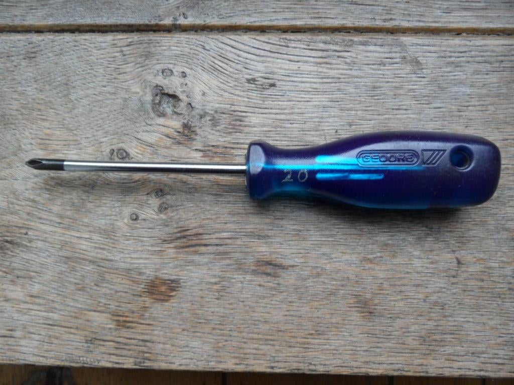 Gedore PH1 philips PZ2 pozdriv 2 platte 6,5 mm, Ophalen of Verzenden, Gebruikt