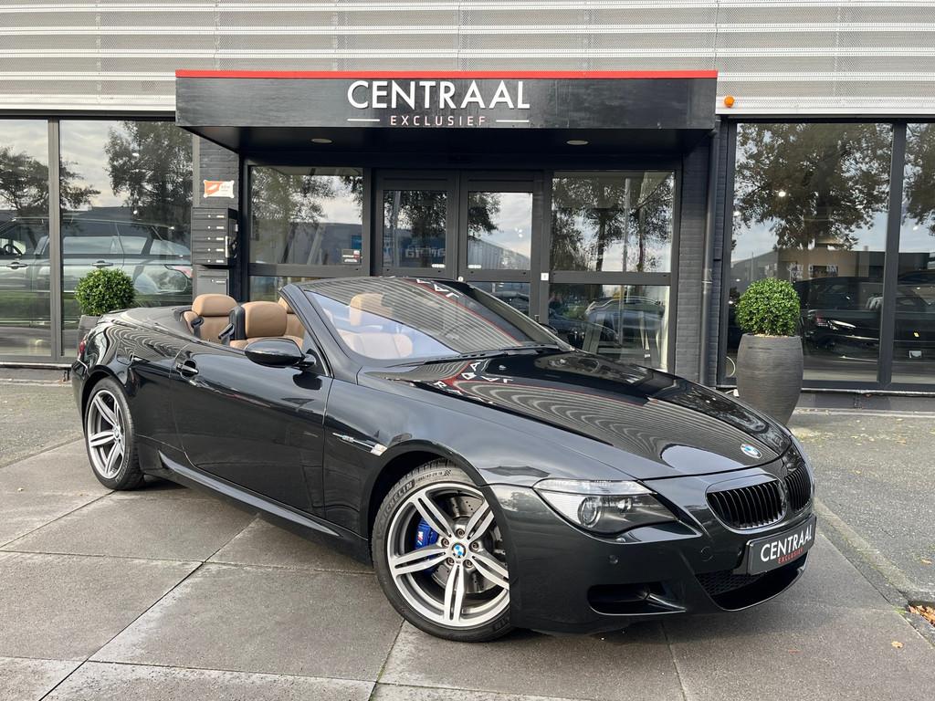 BMW 6-serie Cabrio M6|Head-Up|Memory|Keyless|Pdc|Leder|Stoel, Automaat, Achterwielaandrijving, Gebruikt, Beige