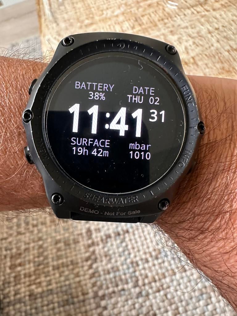Shearwater Teric duik horloge, Ophalen, Gebruikt, Duikcomputer