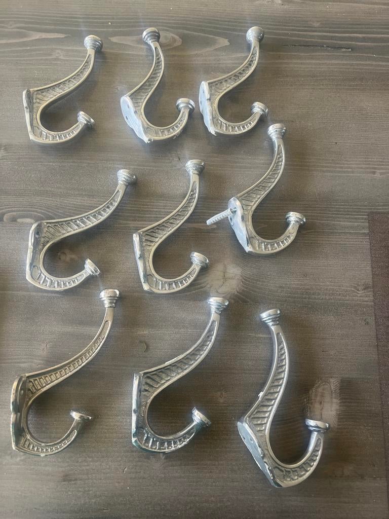 Kapstok haken in Riviera Maison stijl, 7 stuks, Huis en Inrichting, Gebruikt, Wandhaken, Ophalen of Verzenden, Minder dan 100 cm