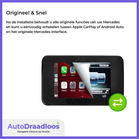 Mercedes C-Klasse W205 Apple CarPlay / Android Auto inbouwen, Ophalen, Nieuw