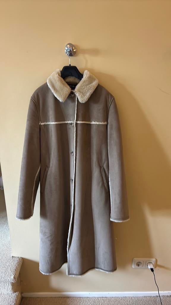 Maura lammy coat, maat 38, Ophalen of Verzenden, Zo goed als nieuw, Maat 38/40 (M), Bruin