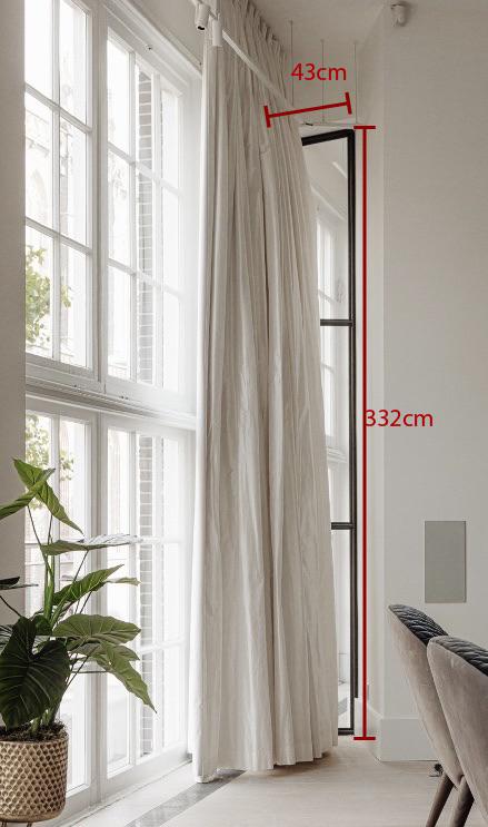 Stalen kozijn 43x332cm, Ophalen, Minder dan 75 cm, Raamkozijn, Zo goed als nieuw