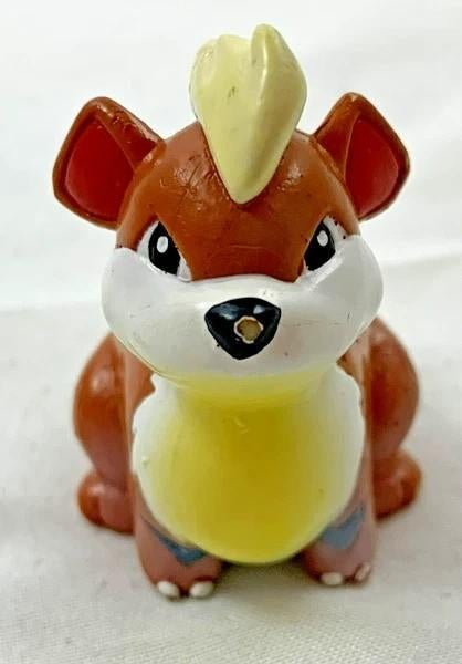 Pokemon Tomy Growlithe Figuur Vintage 90er 1999 4cm China, Verzamelen, Poppetjes en Figuurtjes, Coolsingel 104, 3011 AG Rotterdam, Netherlands