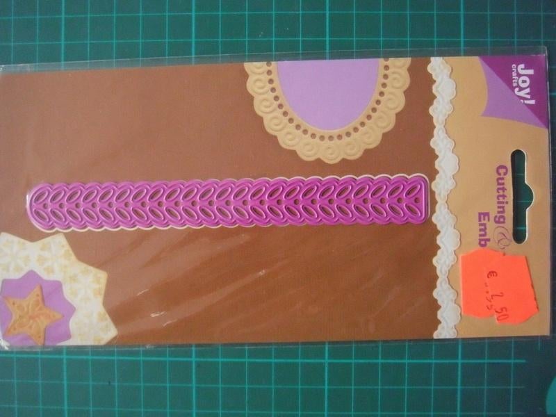 Nieuwe snijmal Joy! rand -1, Ophalen of Verzenden, Nieuw, Overige thema's, Pons of Mal