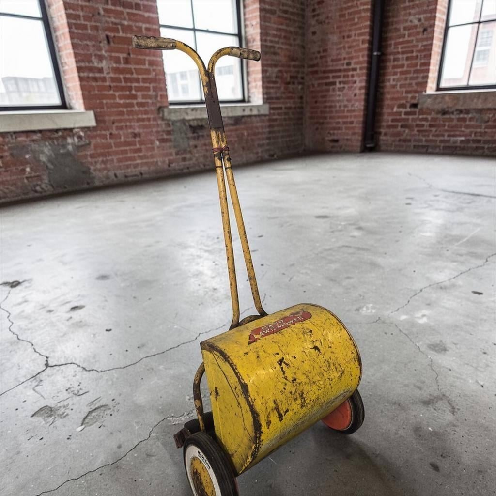 Vintage metalen FOLBATE grasmaaier 'M7 de luxe', Tuin en Terras, Ophalen, Gebruikt