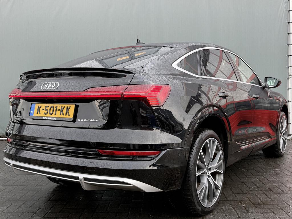 Audi e-tron Sportback BWJ 2020 55 408 PK quattro S edition 9, Automaat, 131 €/maand, Zwart, 95 kWh